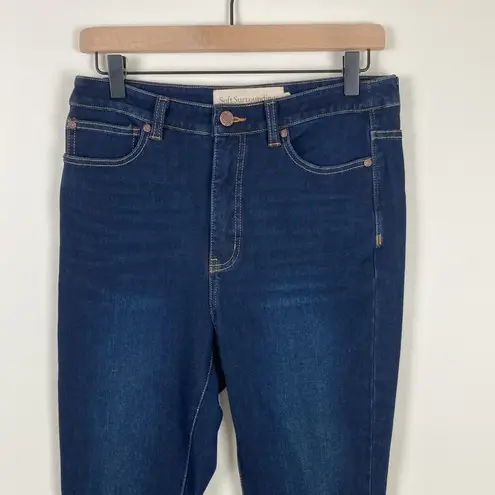 Soft Surroundings Ultimate Denim Skinny Ankle Jeans Dark Wash Women’s Size 8 P