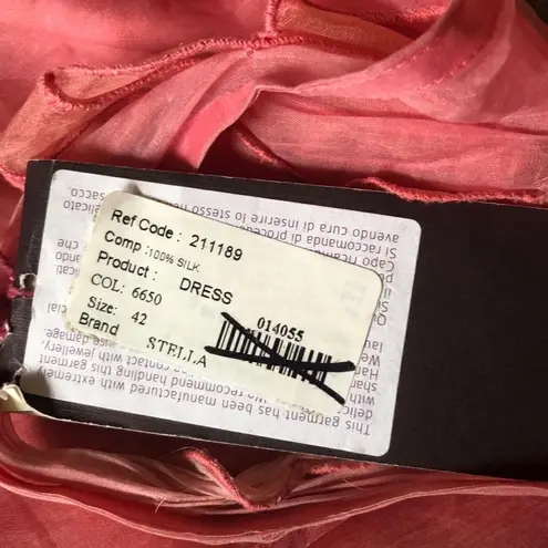 Stella McCartney Stellla McCartney Pink Silk Dress 42