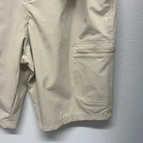 *NEW* Willit Womens tan hiking outdoor cargo pocket shorts Large NWT
