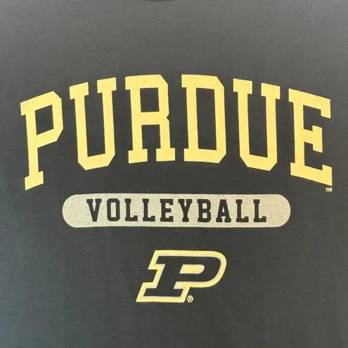 Purdue Volleyball Tee Sz M Black Gold Boilermakers NCAA College Graphic Shirt Size M