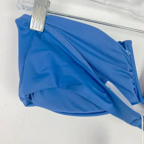 ANDIE NWT Swim The Scala Top Flat Strapless Horizon Blue Size Large L NEW