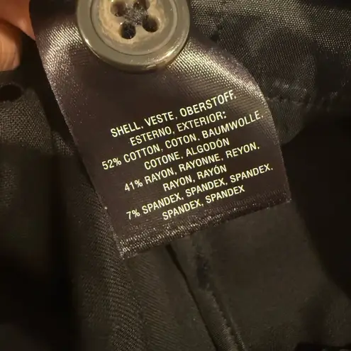 Anthropologie NWT  The Essential Slim Trousers‎ in Black size 16