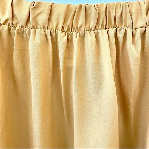 Love Republic Mustard Hi Low Unlined Skirt Size Small Yellow