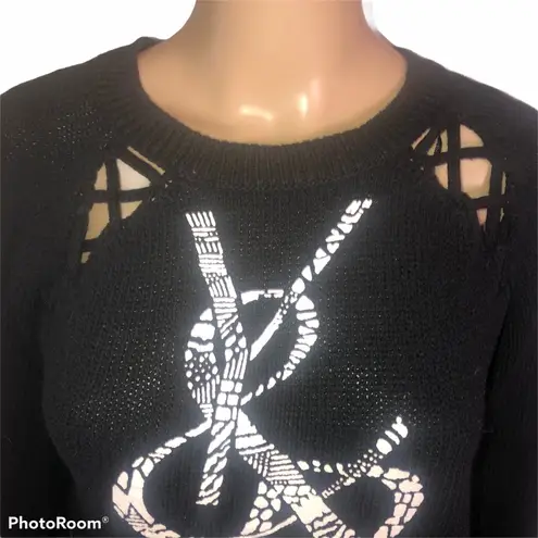 Young & reckless  logo cropped sweater