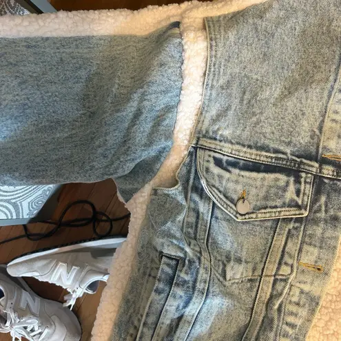 Denim Sherpa jacket