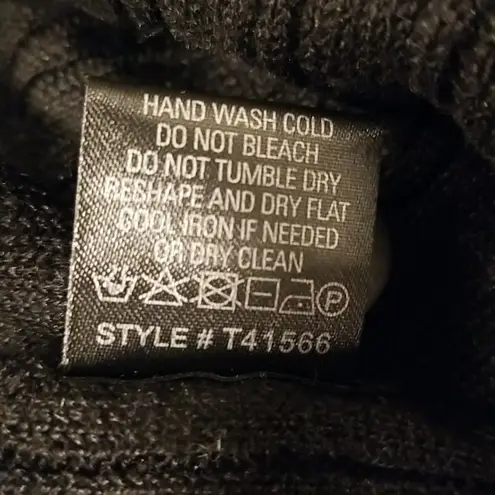 Skull Cashmere 💕💕 Allison Long Slub Linen Ribbed Duster Cardigan ~ Black XS NWT