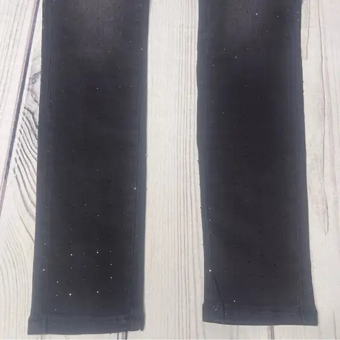 Vocal NWT Boutique Women’s Jeans Elastic Waist All Over Rhinestones Studded