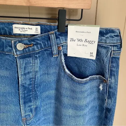 Abercrombie & Fitch NWT  The 90’s Baggy Low Rise Jeans, Size 32 - Image 7