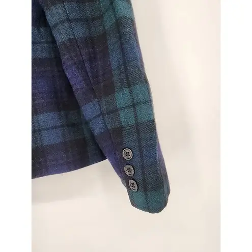 American Vintage Vintage Summit Hill Wool Tartan Plaid Blazer Women's Size 10