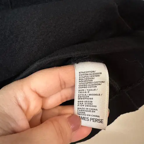 James Perse Cacoon Fleece Dress - Black