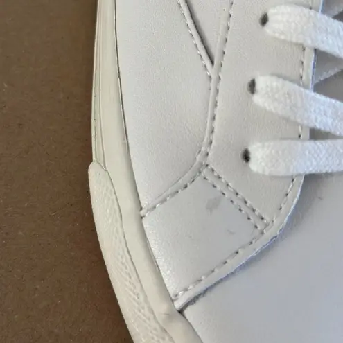 Madewell  Sidewalk High-Top Sneakers in Pale Parchment, Size 10