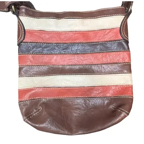 Liz Claiborne LIZ & CO.  SLOUCHY BOHO STRIPED CROSSBODY BAG PURSE