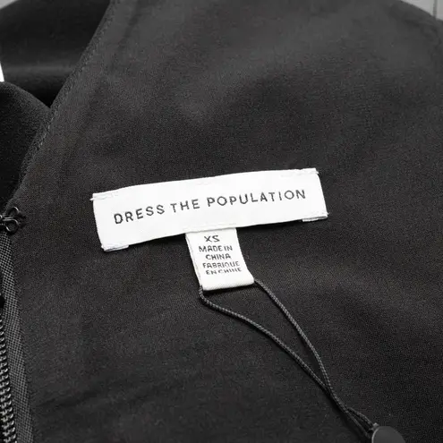 Dress the Population Viola Rhinestone Bow Dress Medium