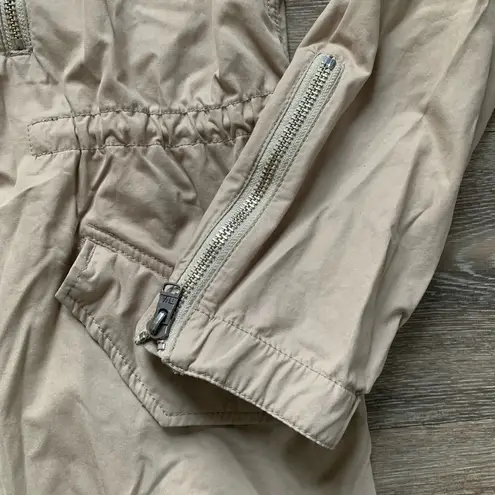 Aritzia TNA Tan Hooded Jacket M Size M