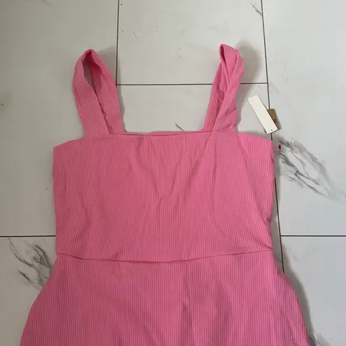 PINK - Victoria's Secret Pink VS Square Neck Ribbed Sport Dress SIZE XL