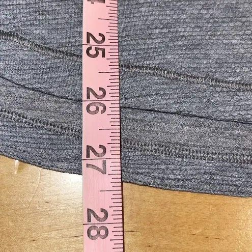 Lululemon Womens Long Distance Short Sleeve Top Heathered Asphalt Grey Small Gray