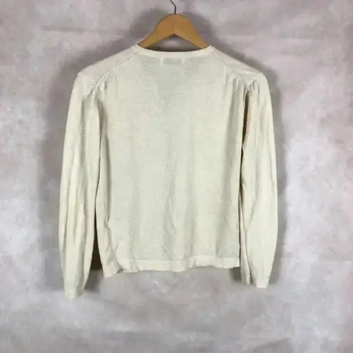 BLOSSOM H Lightweight Knit Cardigan Size SMALL Tan