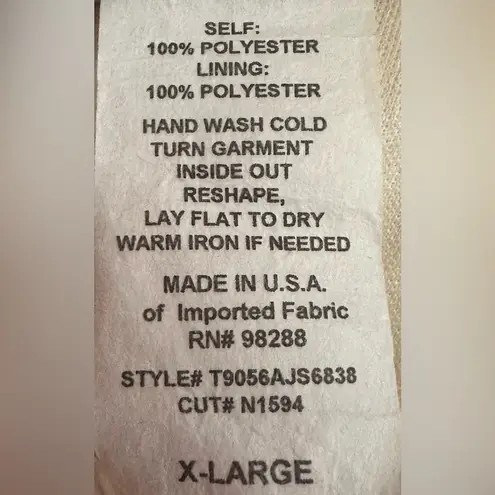 Cal Style Tunic Floral Print Sleeveless Top Size XL Pink