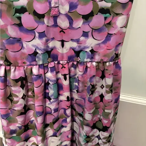 L’AMOUR Nannette Lepore Asymmetrical Size L Dress Purple Sleeveless Fairy Whimsy Size L