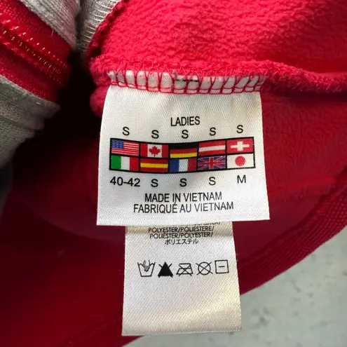 Spyder Womens Red Fleece Full Zip Jacket Size Athletic Outdoor S