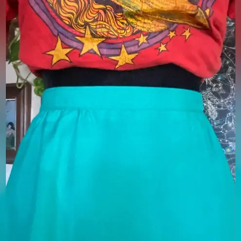 American Vintage VTG 60’s Turquoise High Waisted Pencil Skirt! Excellent Shape! Size (vintage) 6!