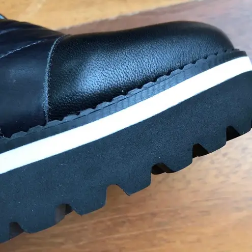 Puffy combat boot Black Size 8.5