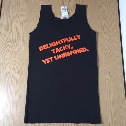 Hooters Bin35#4 New Girl Uniform Tank Top From Clearwater FL Cracking Black XS