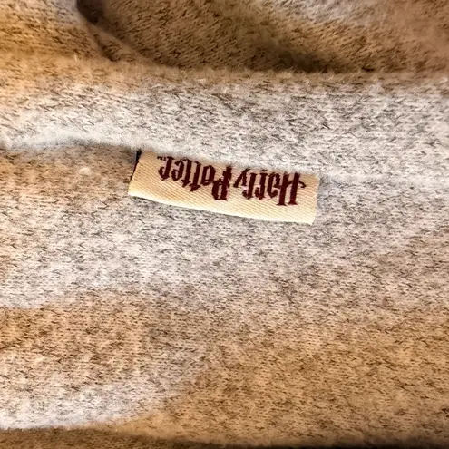 Warner Bros. EUC Harry Potter Super Soft Nightgown with Ribbed 3/4 Sleeves Gray