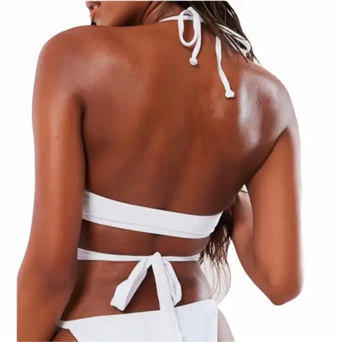 Missguided new ღ Cross Over Front Bikini Top ღ