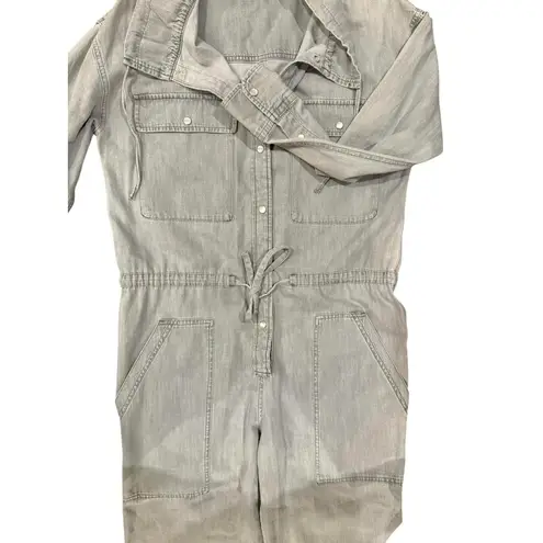 Isabel Marant Étoile Denim Utility Jumpsuit, Size 36/US4 Gray