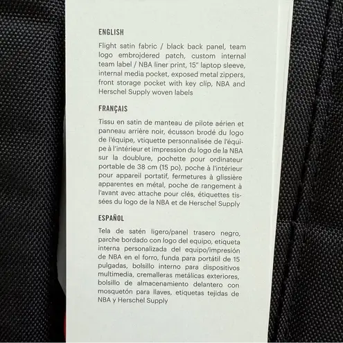 Herschel Supply Company Herschel Supply Co Indiana Pacers Backpack NBA Fan Gear Gift Satin Navy Blue