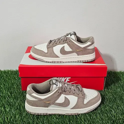 Nike  Dunk Low Women's Shoes Size 8 - Sail/Metallic Gold/Malt - IB4417-105