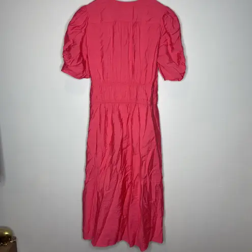 Ba&sh Linda Midi Dress in Jelly Pink Sz 0