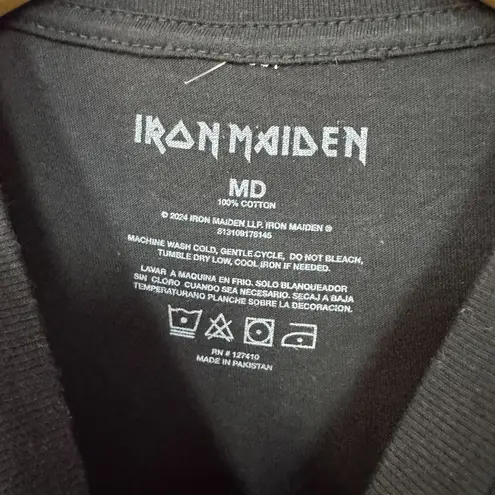 Iron Maiden Eddie Tarot Piece of Mind Heavy Metal Band Tee M