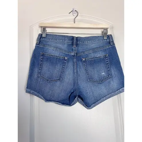 J.Crew Denim Roll Cuff Shorts, Light Denim Wash Size 26 Blue