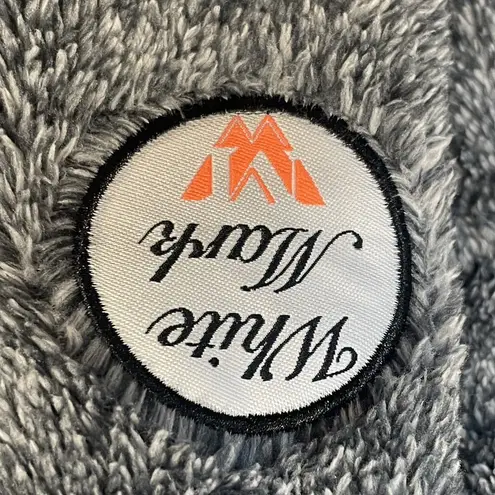 White Mark Cozy Collection Womens 2XL Jacket Gray Zip Hooded Sherpa Lounge NWT Size XXL