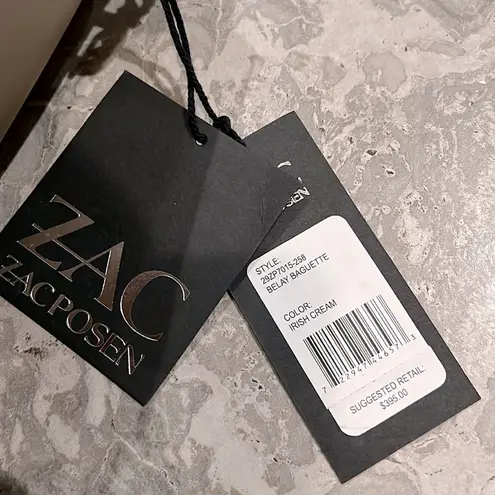 Zac Posen NWT Handbags Tan Belay Baguette Bag, Irish Cream New w/Tag Retail $395