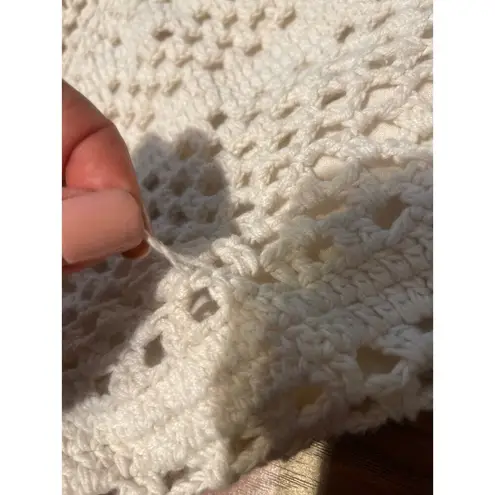 Vintage CROCHET Rucksack Backpack Purse GRANNY SQUARES