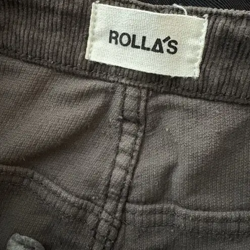 Rolla’s Corduroy High rise Duster Slim Bootcut Pants Brown Size 29 Womens