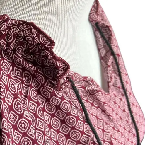 Womens Two Sisters Boho Tassel Open Shoulder Tank Top