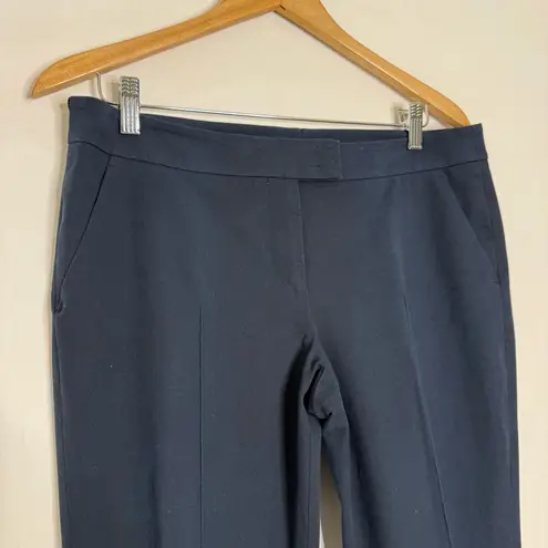 Akris Punto Navy Ankle Straight Leg Pants Size 8