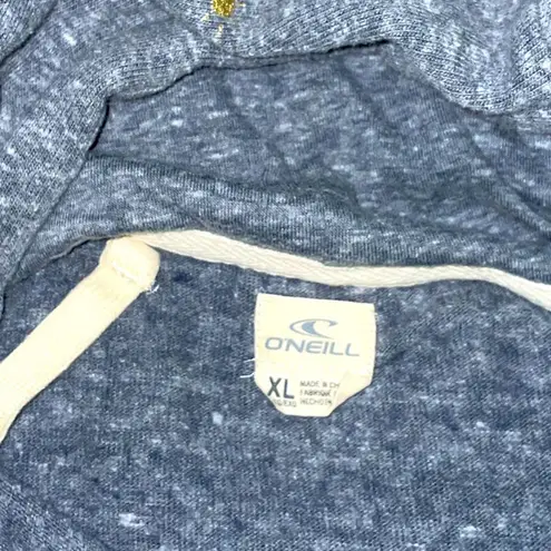 O'Neill O’Neill crop top hoodie grey with gold suns size XL