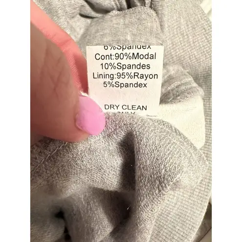 Bailey44 Bailey/44 Women's Grey White Wide Leg Pull On Pants Ultra Soft Size Small #E8-5