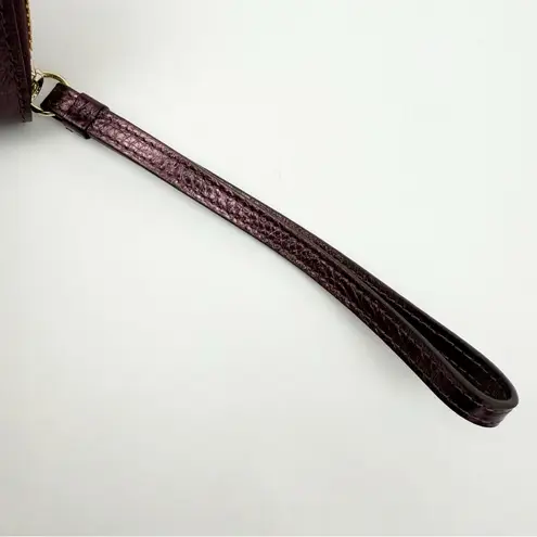 Radley London Clifton Hall Phone Wristlet Wallet Metallic Amethyst Gold Heritage