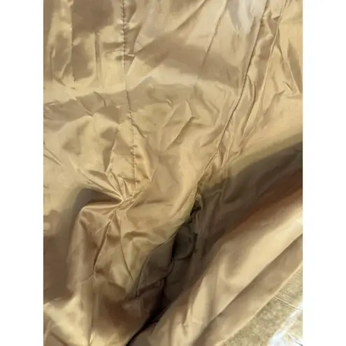 Brandon Thomas 100% Suede Leather Jacket Tan Women's Sz M Boho Western Rodeo Size M