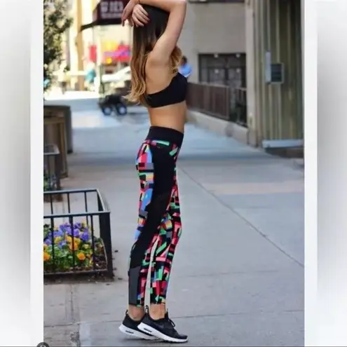 Sweaty Betty Full Length Santa Marta Geometric Sporty Run Tights Legging Size XS