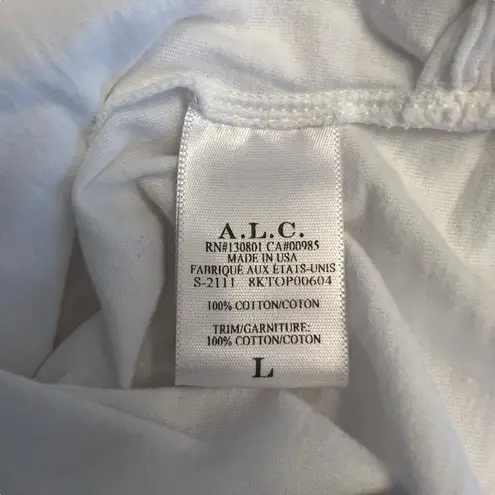 ALC Frank A.L.C. - Jordan Long Sleeve Surplice Tee Shirt Sz L