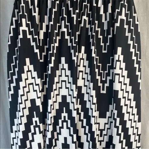 AB Studio  Black & White Maxi Dress Medium