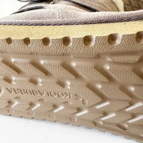 Koolaburra Delene Mini 1121503 Taupe Size 8 Women's Suede Shearling Boots Uggs Brown