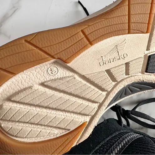 Dansko Poppy Walking Trainers Natural Arch Plus Support Black Suede Trim 9.5-10